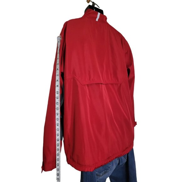 New Balance Aviation Jacket Men Sz L Red Tango‎ Papa Insulated Outdoors Running - Picture 5 of 7